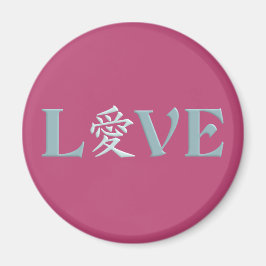 Kanji-Liebe-Magnet Magnet