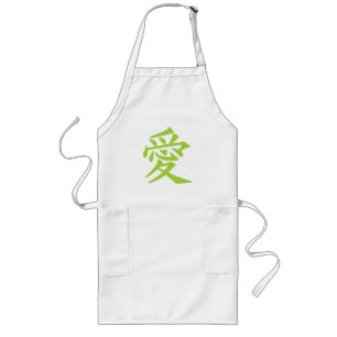 Kanji Liebe Schürze