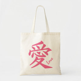 Kanji-Liebe-Taschen Tragetasche