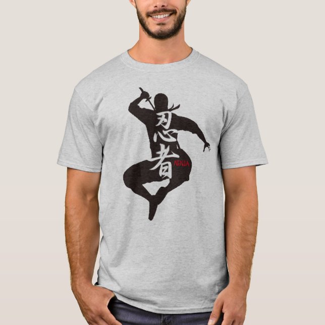 kanji,NINJA T-Shirt (Vorderseite)