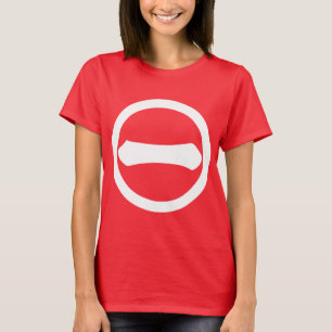 Kanji Nummer eins im Kreis T-Shirt