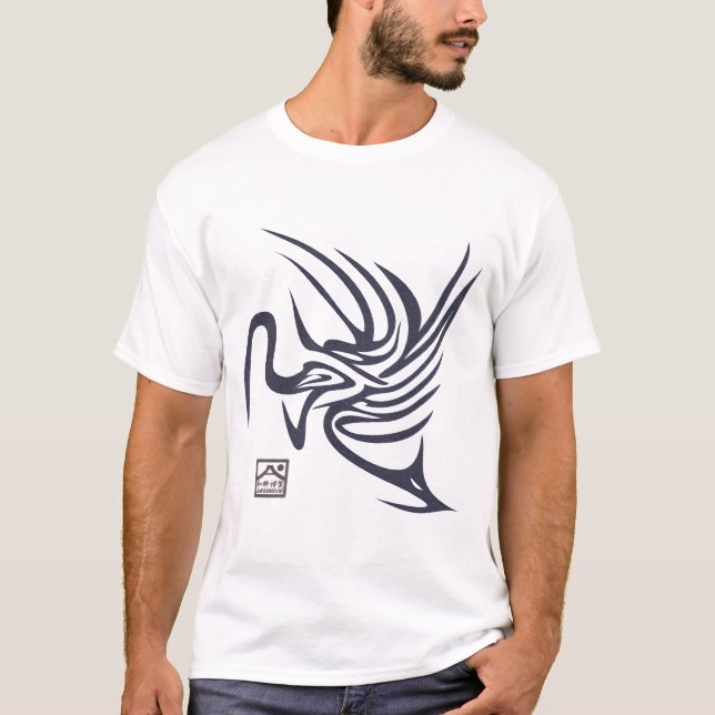 Kanji Stammes- - T - Shirt "des Drache-" 01 (Vorderseite)
