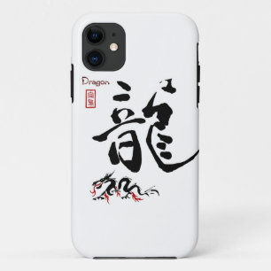 Kanji-Symbol DRACHE japanische chinesische iPhone 11 Hülle