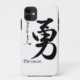Kanji-Symbol-TAPFERE japanische chinesische Case-Mate iPhone Hülle