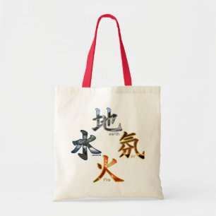 Kanji: Vier Elemente - Budget-Tasche #2 Tragetasche