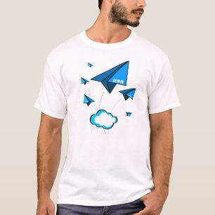 Kanjiz Illustration: PapierFlugzeugversion 2 T-Shirt