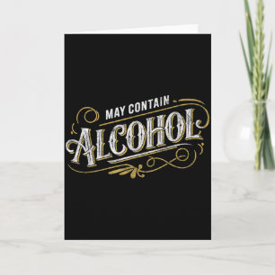 Kann Alkohol enthalten Clic Party Humor  Karte