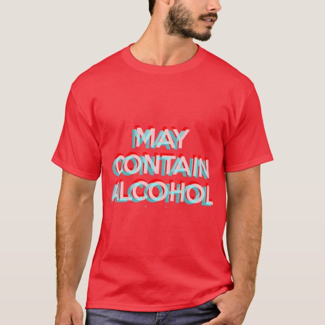 Kann Alkohol enthalten Junge T-Shirt (Vorderseite)