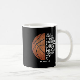 Kann alles durch Christus Philippinen 413 b tun Kaffeetasse