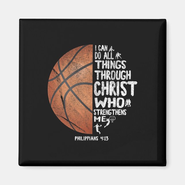 Kann alles durch Christus Philippinen 413 b tun Magnet (Vorne)