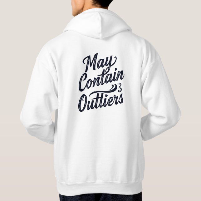 Kann Ausreißer enthalten Data Hoodie - Hell (Rückseite)