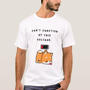 Kann bei dieser Spannung nicht funktionieren. T-Shirt