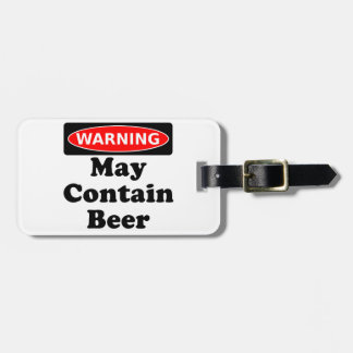 Kann Bier enthalten Gepäckanhänger