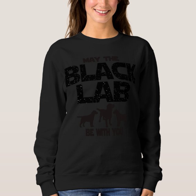 Kann das Schwarze Labor mit Ihrer SCIfL-Inspiriert Sweatshirt (Vorderseite)