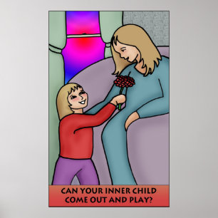 Kann dein Inneres rauskommen und spielen? Poster