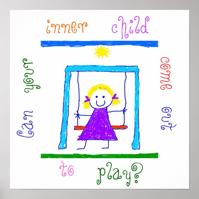 Kann dein Kind draußen spielen? Poster (Vorne)