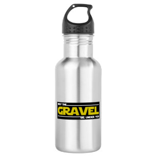 Kann der Kies unter Ihnen sein? Edelstahlflasche