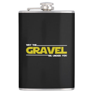 Kann der Kies unter Ihnen sein? Flachmann