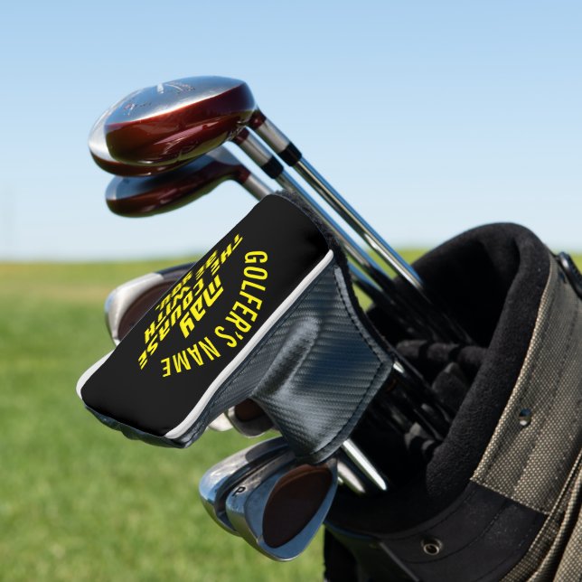 Kann der Kurs mit Ihrer benutzerdefinierten Putter Golf Headcover (In Situ)