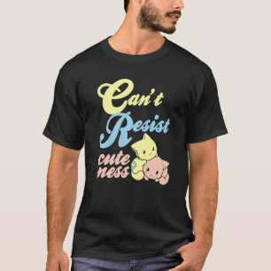Kann der Süße nicht widerstehen Süße Retro-Katze K T-Shirt