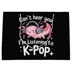 Kann dich nicht hören, ich höre K-Pop Große Geschenktüte