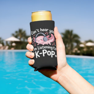 Kann dich nicht hören, ich höre K-Pop Selters Dosenkühler