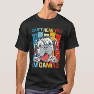 Kann dich nicht hören, ich spiele lustiges Pitbull T-Shirt