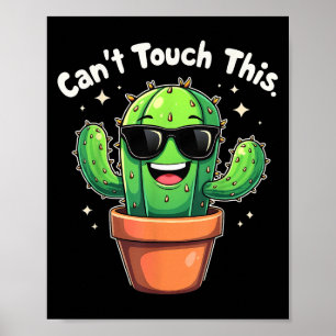 Kann diese Coole Kaktus nicht Touch Poster