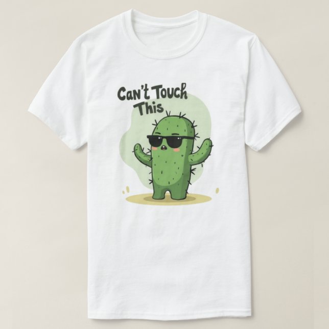 Kann diese Kaktus nicht Touch T-Shirt (Design vorne)