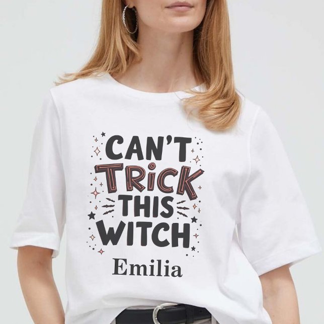 Kann dieses Hexe-Sassy-Individuelle Name Halloween T-Shirt (Von Creator hochgeladen)