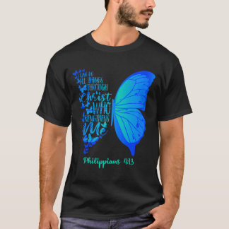 Kann Dinge durch Christus tun, der Geschenk stärkt T-Shirt