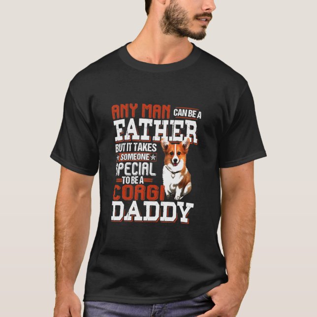 Kann ein Vater Jemand besonderen Corgi T-Shirt (Vorderseite)