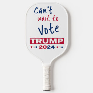 Kann es nicht warten, TRUMP 2024 zu wählen Pickleball Schläger