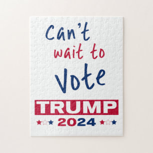 Kann es nicht warten, TRUMP 2024 zu wählen Puzzle