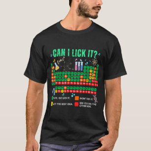 Kann es Periodensystem ablecken T-Shirt