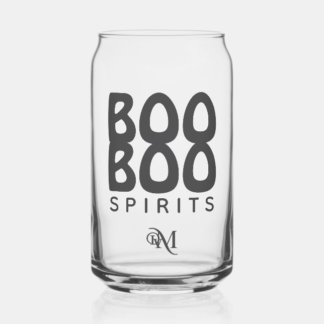 Kann Glas : HALLOWEEN Boo Boo Geister (Vorderseite)