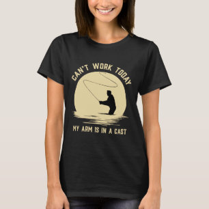 Kann heute mein Arm ist in einer verengten Fliegen T-Shirt