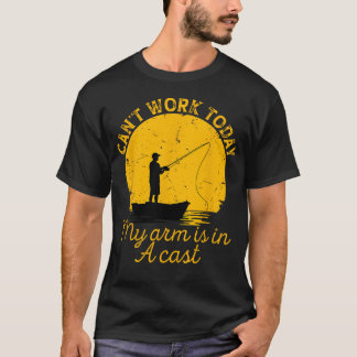 Kann heute nicht arbeiten, mein Arm ist in einem G T-Shirt