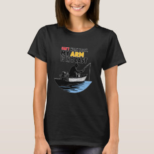 Kann heute nicht arbeiten, mein Arm ist in einem G T-Shirt