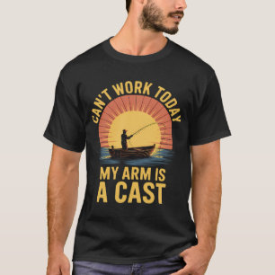 Kann heute nicht arbeiten, mein Arm ist in einem G T-Shirt