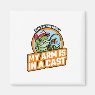 Kann heute nicht arbeiten, mein Arm ist in einer K Magnet