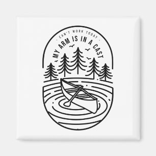 Kann heute nicht arbeiten, mein Arm ist in einer K Magnet