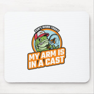 Kann heute nicht arbeiten, mein Arm ist in einer K Mousepad
