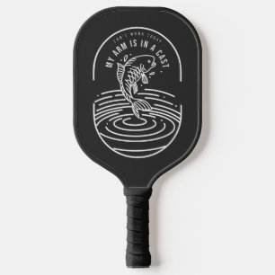 Kann heute nicht arbeiten, mein Arm ist in einer K Pickleball Schläger