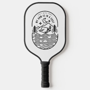 Kann heute nicht arbeiten, mein Arm ist in einer K Pickleball Schläger