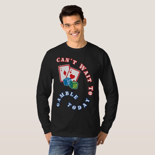 Kann heute nicht auf das Spiel warten T-Shirt (Vorne ganz)