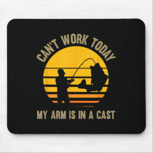 Kann heute nicht mehr arbeiten, mein Arm ist in ei Mousepad