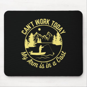 Kann heute nicht mehr arbeiten, mein Arm ist in ei Mousepad