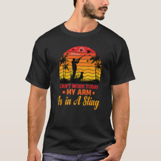 Kann heute nicht mehr arbeiten, mein Arm ist in ei T-Shirt