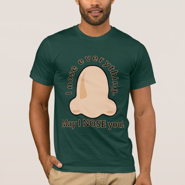 Kann i-Nase Sie T-Shirt (Vorderseite)